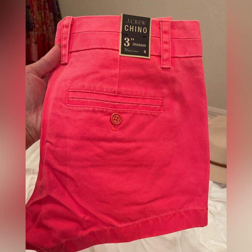 JCrew pink shorts